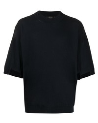 Maison Flaneur Round Neck Knitted T Shirt
