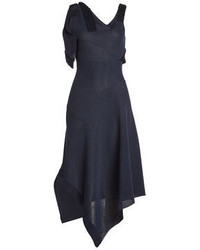 Victoria Beckham Asymmetric Knit Dress