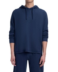 Bugatchi Comfort Knit Cotton Hoodie In Navy At Nordstrom
