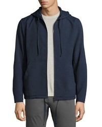 Theory Forged Knit Zip Front Hoodie