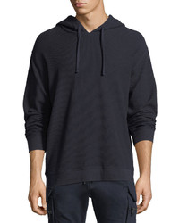 Vince Waffle Knit Cotton Hoodie