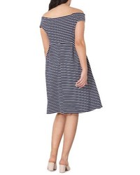 Dorothy Perkins Plus Size Off The Shoulder Stretch Knit Dress