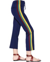 Etoile Isabel Marant Striped Band Knit Jogging Pants