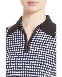Diane von Furstenberg Spread Collar Knit Shirt