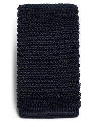 Suitsupply Solid Knit Silk Skinny Tie