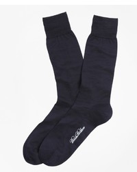 Navy Knit Socks