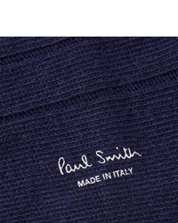 Paul Smith Two Tone Ribbed Knit Socks