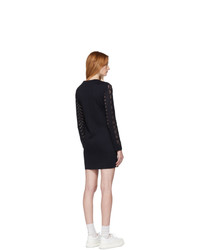 See by Chloe Navy Lace Sweater Dress