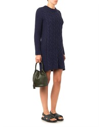 See by Chloe See By Chlo Cable Knit Sweater Dress