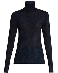 Vanessa Bruno Freely Roll Neck Ribbed Knit Sweater