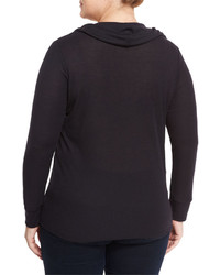 MICHAEL Michael Kors Michl Michl Kors Plus Long Sleeve Waffle Knit Sweater New Navy Plus Size