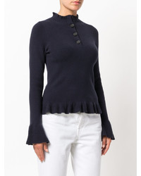 See by Chloe See By Chlo Ruffle Knit Sweater