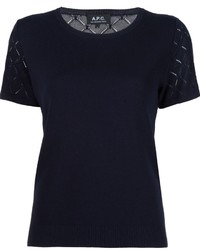 Navy Knit T-shirt