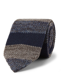 Missoni 6cm Striped Knitted Wool And Silk Blend Tie