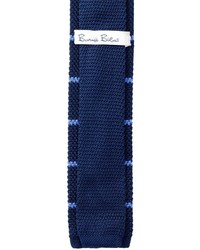 Burma Bibas Bar Stripe Knit Tie
