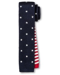 City Of London Americana Knit Tie Navy