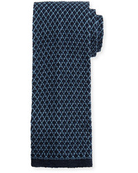Tom Ford Gauze Knit Tie Blue