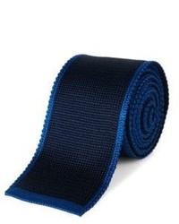 Hugo Boss T Tie 5 Cm Skinny Italian Silk Knit Tie One Size Blue