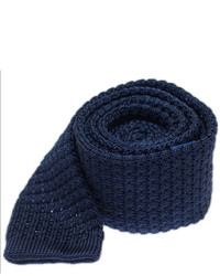 The Tie Bar Textured Solid Knit Navy