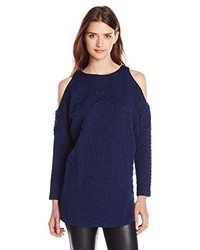 Amanda Uprichard Sierra Cable Tunic Sweater