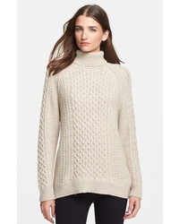 Vince Cable Knit Turtleneck Sweater