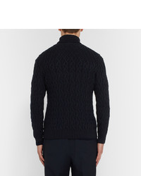 Etro Cable Knit Wool Rollneck Sweater