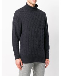 N.Peal Cable Roll Neck Jumper