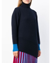 Sportmax Cashmere Turtleneck Asymmetric Sweater