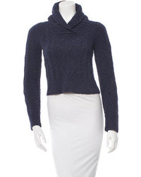 Opening Ceremony Cropped Wool Sweater