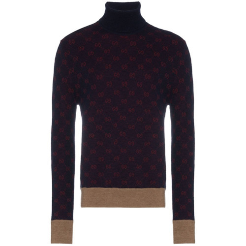 Gucci Gg Turtleneck Knit Sweater, $1,400 | farfetch.com | Lookastic