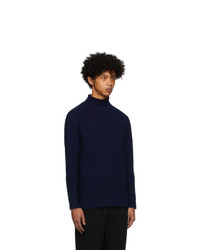 Blue Blue Japan Indigo Slub Okura Turtleneck