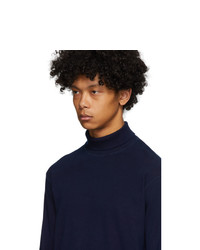 Blue Blue Japan Indigo Slub Okura Turtleneck