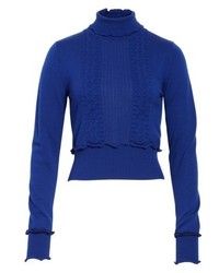 3.1 Phillip Lim Puffy Cable Turtleneck Sweater