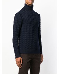 Eleventy Textured Turtleneck Sweater
