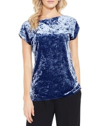 Vince Camuto Crushed Velvet Knit Tee