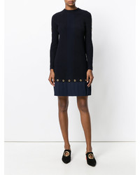 Tory Burch Cut Detail Fitted Knitted Dress