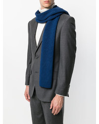 Canali Ribbed Knit Scarf