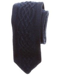 hook + ALBERT Cable Knit Wool Tie