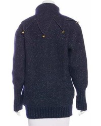 Chanel Bell Accented Wool Sweater