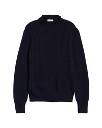 Oliver Spencer Henfield Mock Neck Wool Sweater