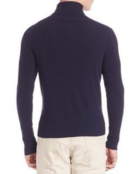 Polo Ralph Lauren Rib Knit Wool Blend Turtleneck Sweater