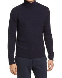 BOSS Ullo Classic Fit Wool Turtleneck Sweater