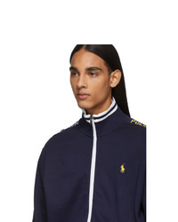 Polo Ralph Lauren Navy Interlock Track Sweatshirt