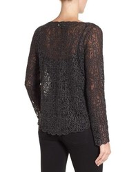 Nic+Zoe Brushed Lace Top