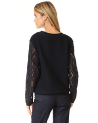 See by Chloe Lace Sleeves Top