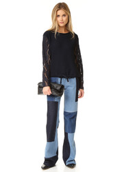 See by Chloe Lace Sleeves Top