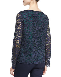 Tory Burch Long Sleeve Lace Top