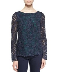 Tory Burch Long Sleeve Lace Top