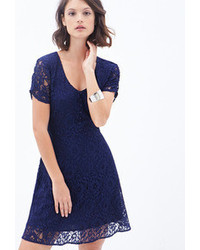 Forever 21 Contemproary Floral Lace A Line Dress