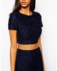Lipsy Allover Lace Crop Top